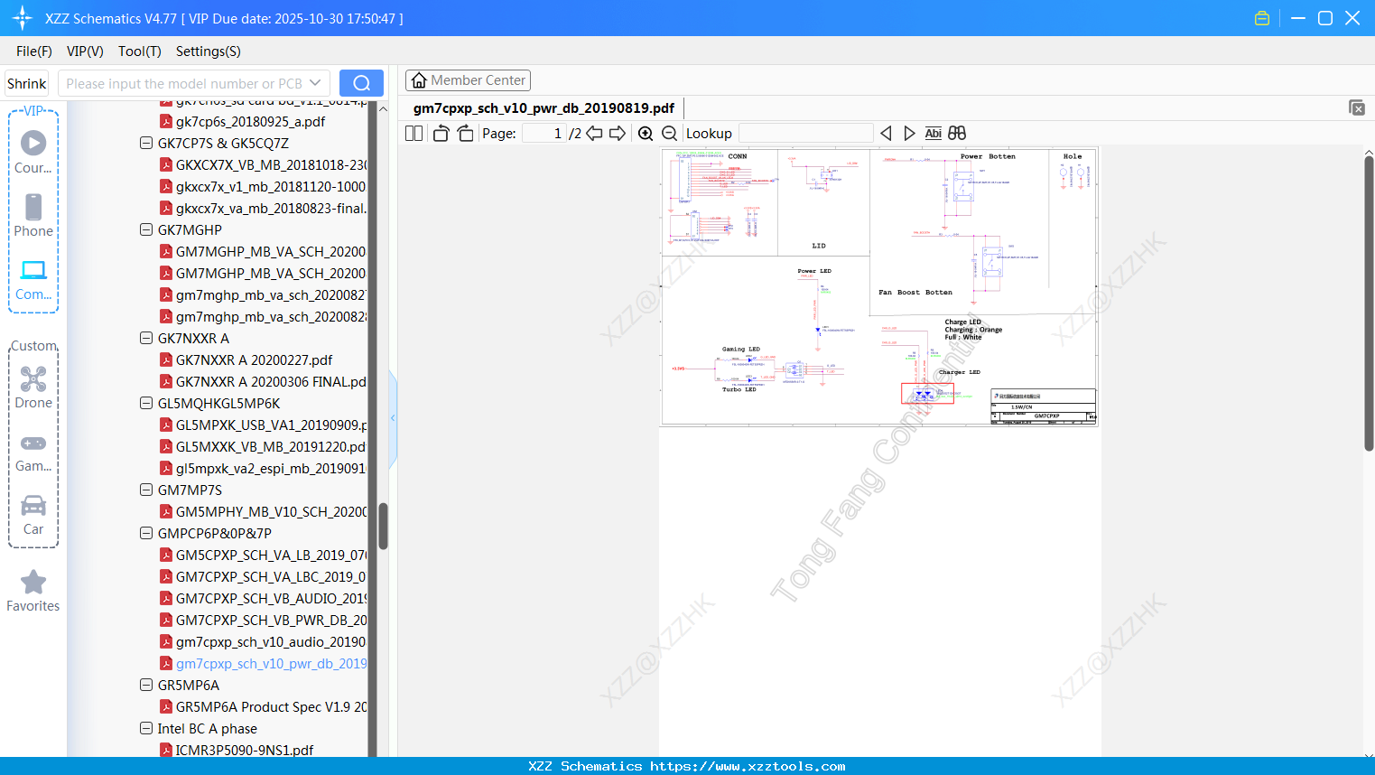Laptop Mechrevo Gm7cpxp_sch_v10_pwr_db_20190819